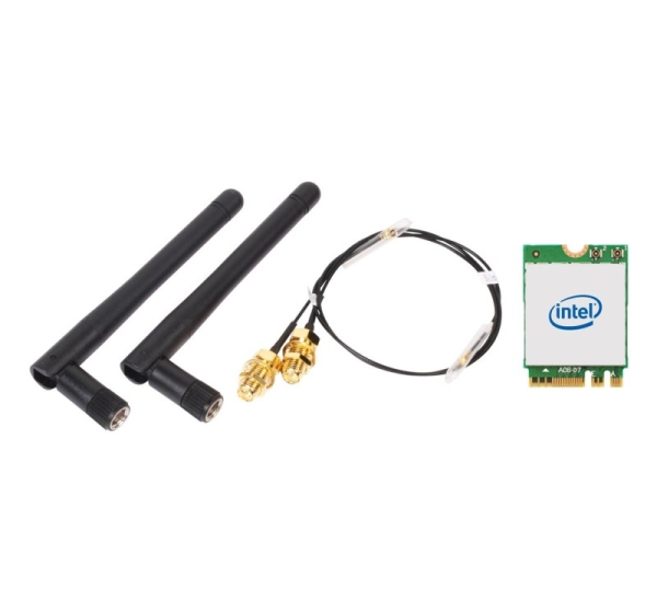 Shuttle WLN-M12 - Intel WLAN-AX210/Bluetooth Combo Kit with M.2 card, cables and external antennas for Slim PCs