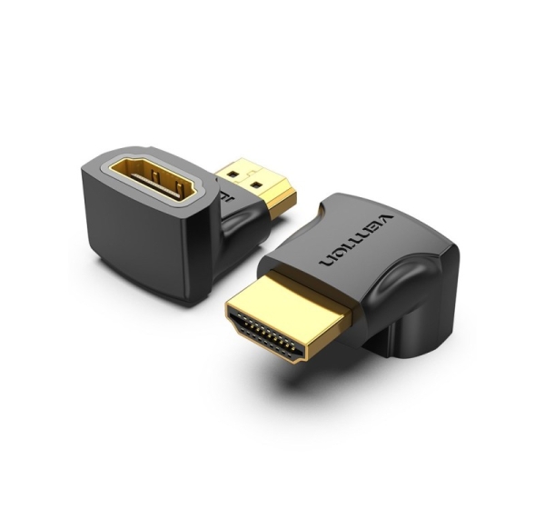 Vention HDMI 90 Degree Male to Female Adapter Black