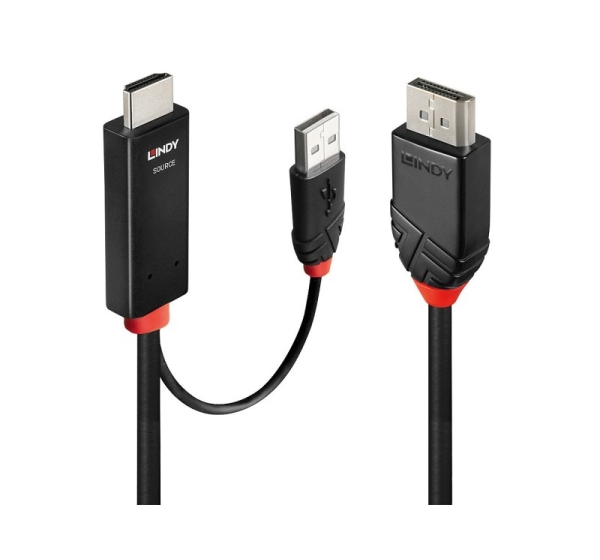 Lindy 1m HDMI to DisplayPort Cable