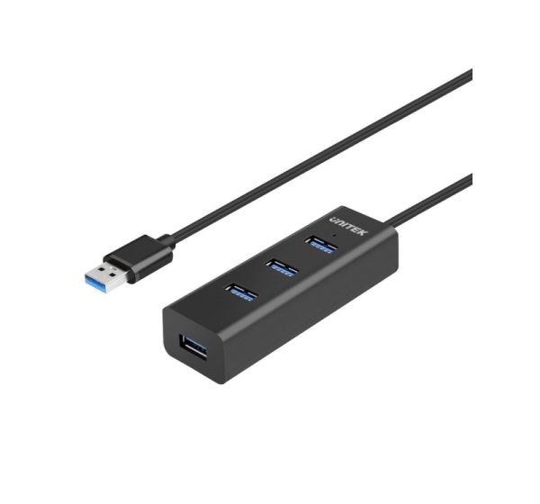 UNITEK Y-3089 interface hub USB 3.2 Gen 1 (3.1 Gen 1) Type-A 5000 Mbit/s Black