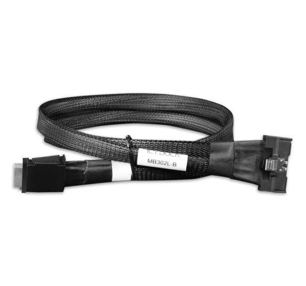 Icy Dock MB302L-B Serial Attached SCSI (SAS) cable 0.5 m Black