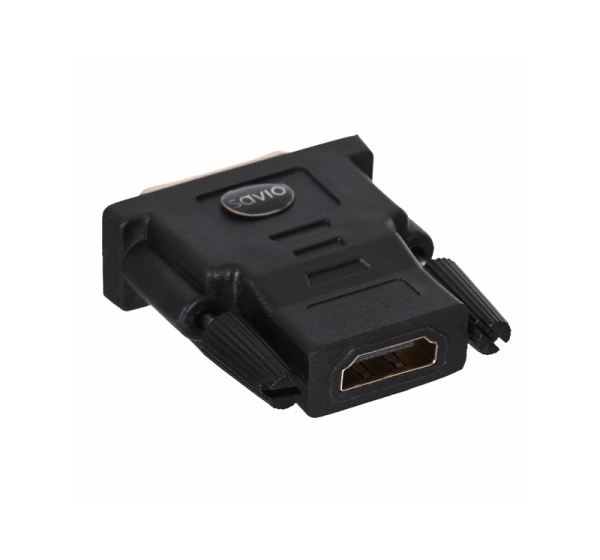 Savio CL-21 cable gender changer DVI HDMI Black
