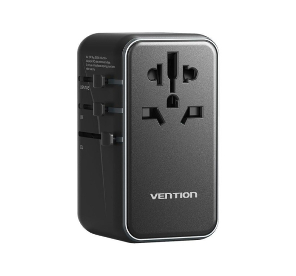 Adapter with Vention 100W charger 1xUSB-A 3xUSB-C