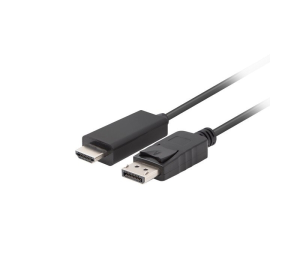 Lanberg CA-DPHD-11CC-0010-BK cable gender changer DisplayPort HDMI Black