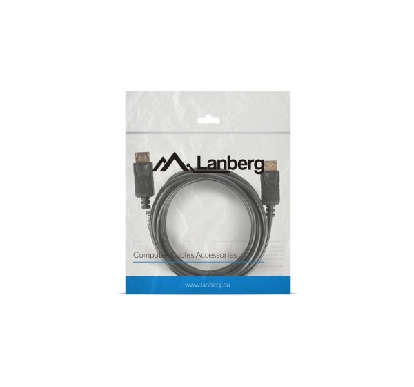 Lanberg CA-DPDP-10CC-0030-BK DisplayPort cable 3 m Black