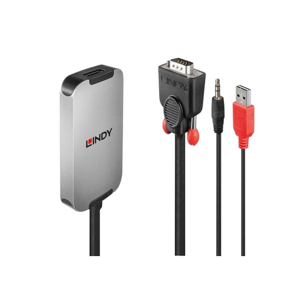 Lindy VGA to DisplayPort 1.2 Converter
