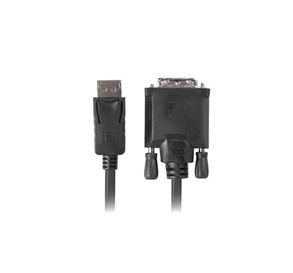 Lanberg CA-DPDV-10CU-0018-BK video cable adapter 1.8 m DisplayPort DVI-D Black