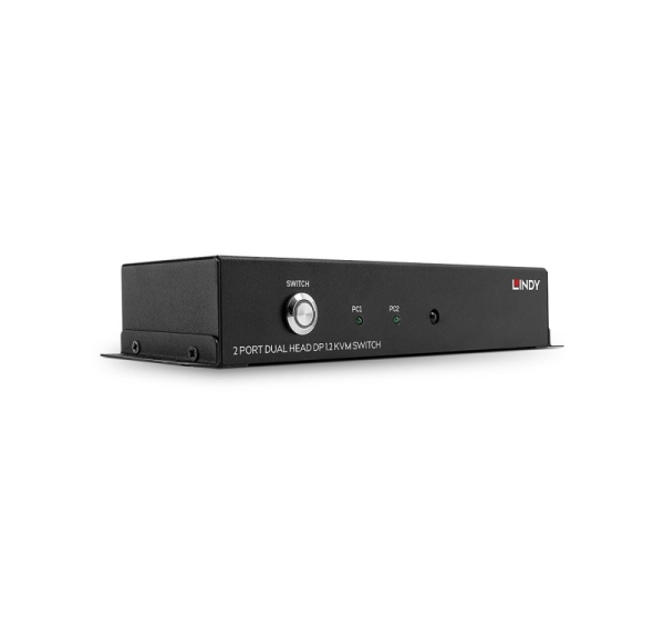 Lindy 2 Port Dual Head DisplayPort 1.2 KVM Switch