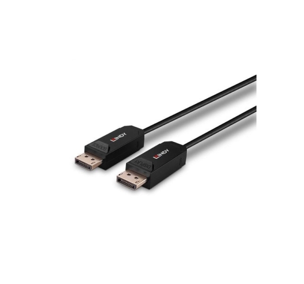 Lindy 50m Fibre Optic Hybrid DP 2.0 UBHR10 Cable