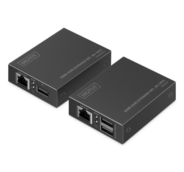 Digitus HDMI KVM Extender Set, 4K/30Hz