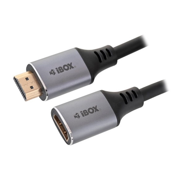 IBox ITVFMHD012 HDMI to HDMI 4K extension cable with gold plug 2 m