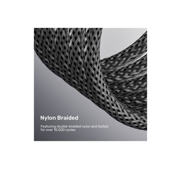 UNITEK 8K Braided Nylon 2M HDMI cable HDMI Type A (Standard) Grey