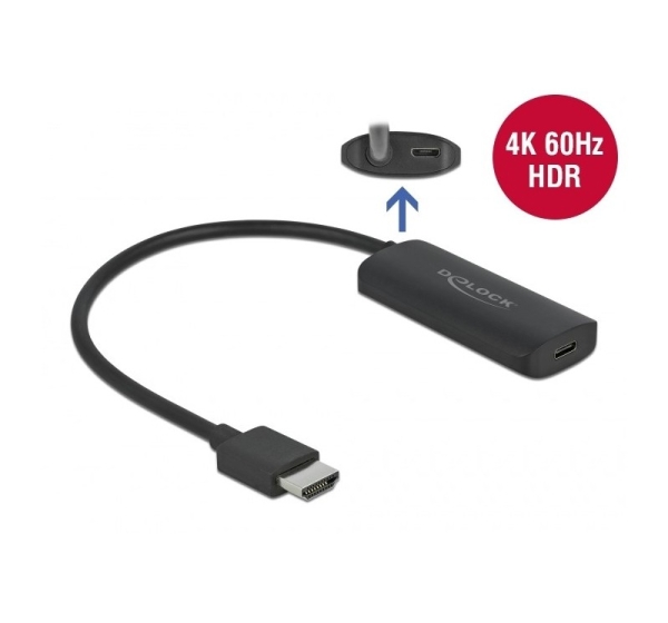 DeLOCK Adapter HDMI-A male to USB Type-C female (DP Alt Mode) 4K 60 Hz