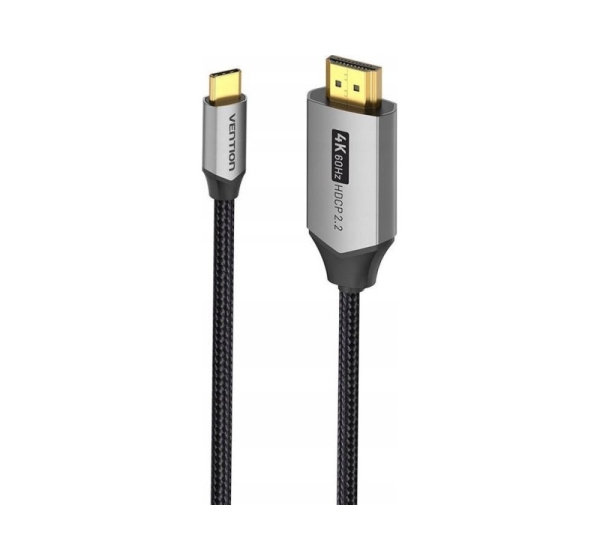 Vention USB-C to HDMI cable 4K@60Hz braided 2m GREY