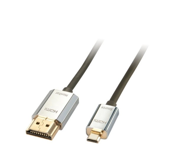 Lindy 3m CROMO Slim Active High Speed HDMI 2.0 A/D Cable with Ethernet and 4K support