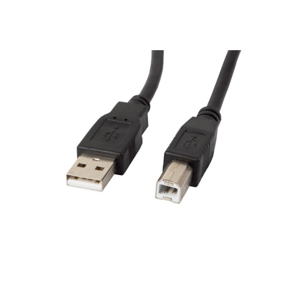Lanberg CA-USBA-11CC-0010-BK USB cable 1 m 2.0 USB B Black