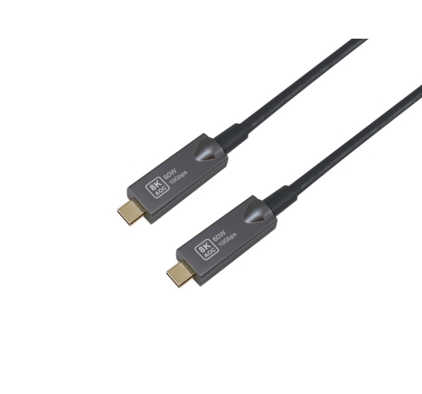 Equip USB-C to C Active Optical Cable, 5m, PD 60W, 8K/60Hz, 10Gbps, Video+Data+PD