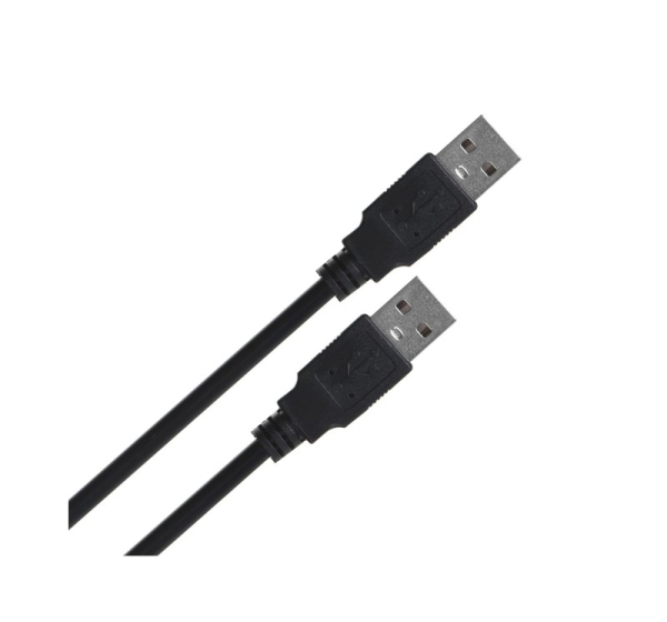 Lanberg CA-USBA-20CU-0010-BK USB cable 1m 2.0 USB A Black