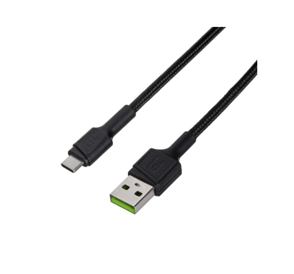 Green Cell KABGC30 USB cable USB 2.0 1.2 m USB C Black