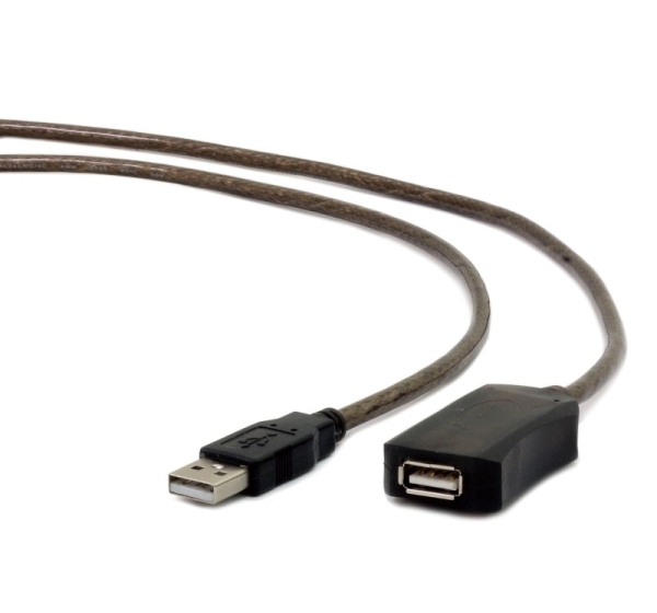 Gembird USB A/USB A M/F 10m USB cable USB 2.0 Black