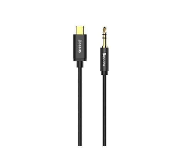 USB-C to 3.5mm mini jack audio cable Baseus Yiven 1.2m (black)