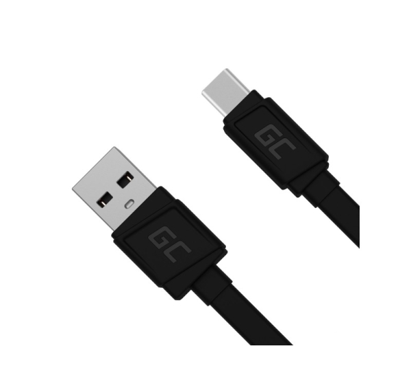 Green Cell KABGC03 USB cable 0.25 m USB A USB C 0.48 Gbit/s Black