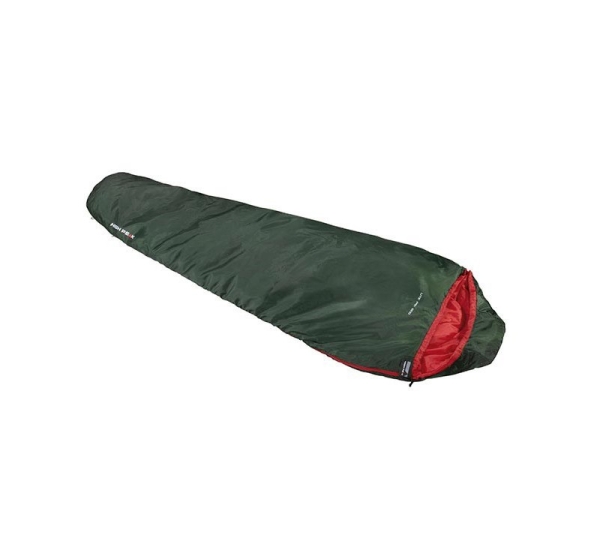 High Peak Lite Pak 1200 Mummy sleeping bag Polyester Green, Red 23263