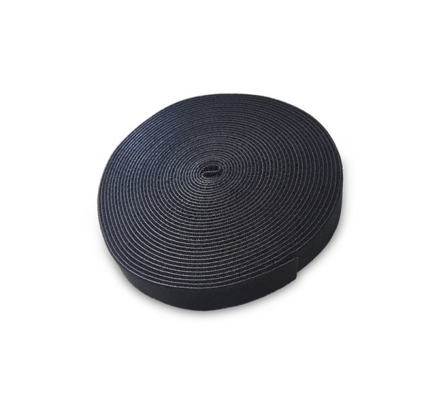 SAVIO Organizer for cables, Tape, Velcro, Black, 10m OC-01/B 1 pc