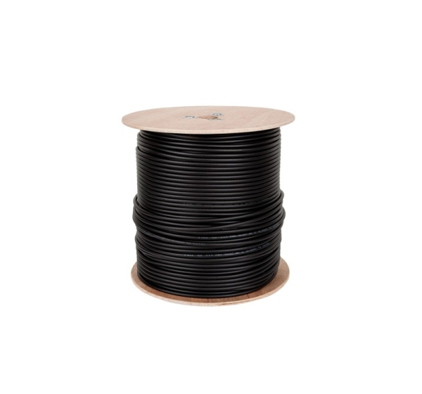 Coaxial Cable F690 BV+GEL BLACK 305m