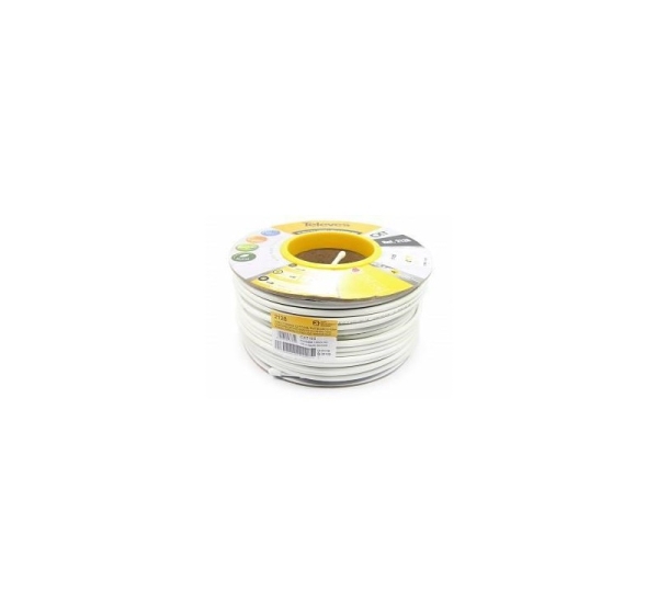 TELEVES COAXIAL CABLE CXT 1.02 CU 79% PVC ref. 2128 - roll 100m (internal)