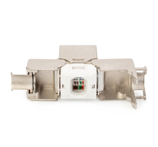 Digitus CAT 6A Keystone module, shielded, tool-free mounting connection
