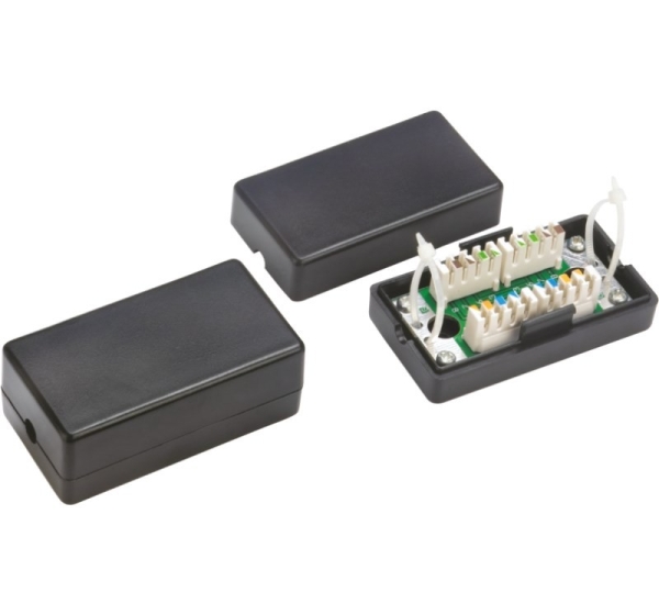 Alantec WTM06 network junction box Cat5e Black