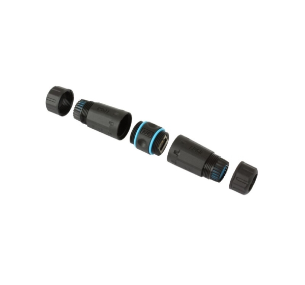 Techly IWP-MD C6-IP68T cable gender changer RJ-45 Black