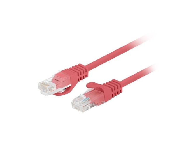 Fluke Passed Lanberg patchcord cat.6 UTP 0.25 m red 10-pack