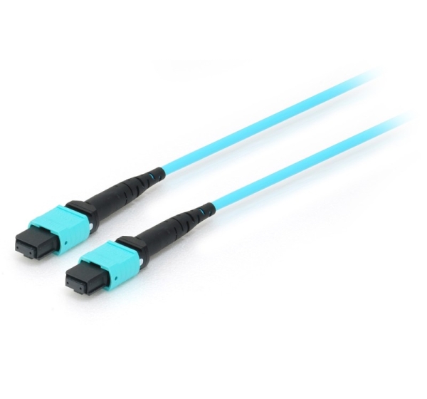 Equip MTP/MTP Trunk Fiber Optic Patch Cable, OM4, 15m