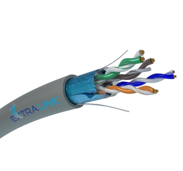 Extralink CAT5E FTP (F/UTP) Internal | Twisted-pair network cable | 305M