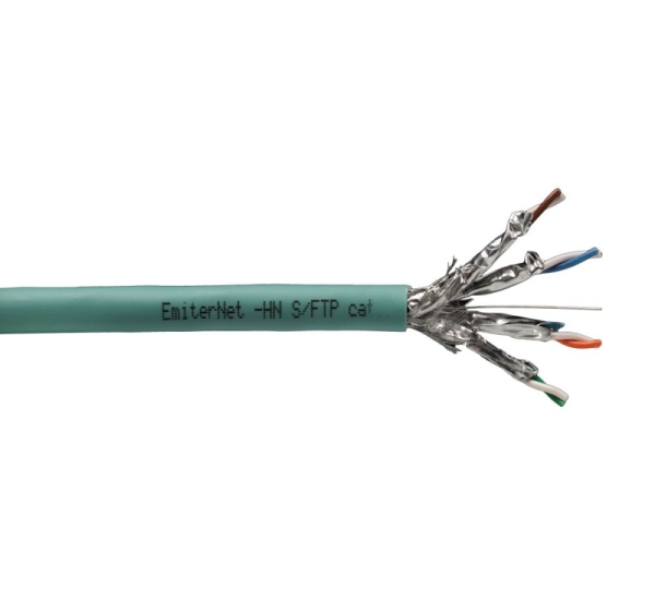 Emitter Net S/FTP Cat.7 1000MHz B2ca LSZH-FR Cable, 4x2x23AWG Wire