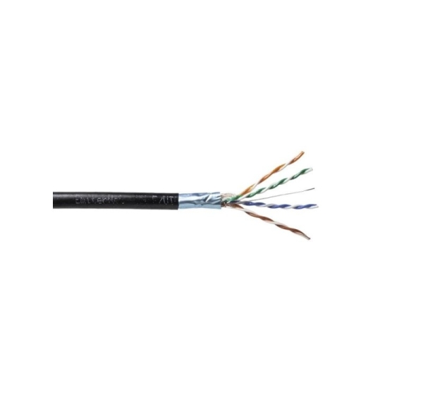 EmiterNet external gel-filled FTP (F/UTP) cat.5e cable, wire 4x2x0.5 PE+GEL