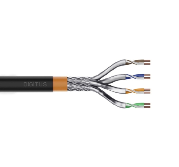 Digitus Cat.7 S/FTP burial installation cable, 100 m, simplex, PE
