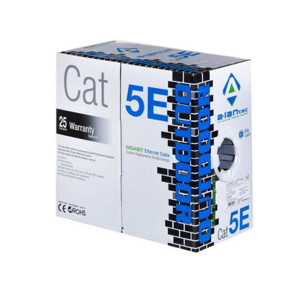 A-LAN KIU5OUTS305 networking cable Black 305 m Cat5e U/UTP (UTP)
