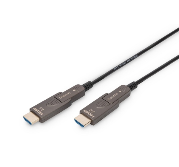 Digitus 4K - HDMI AOC Hybrid Fiber Optic Cable with 30m removable plug