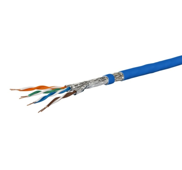 METZ CONNECT 1308427B34145 networking cable Blue 100 m Cat7a S/FTP (S-STP)