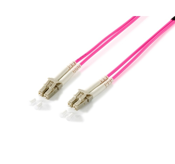 Equip LC/LC Fiber Optic Patch Cable, OM4, 20m