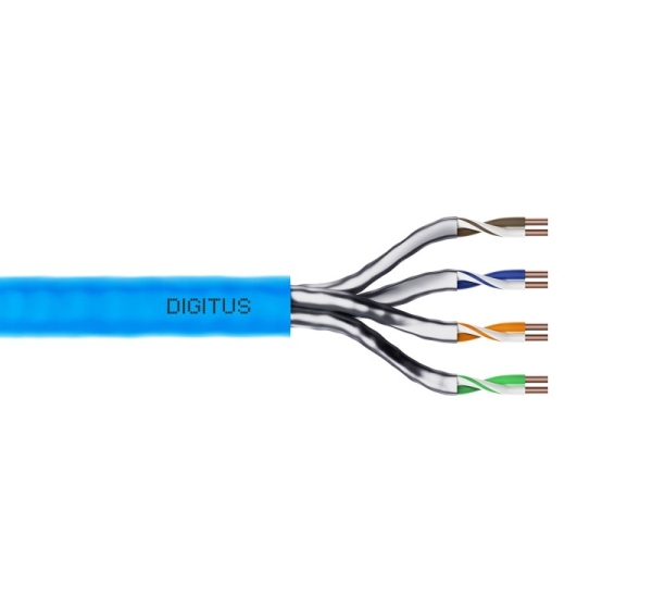 Digitus CAT 6A U/FTP installation cable, 100 m, simplex, Eca
