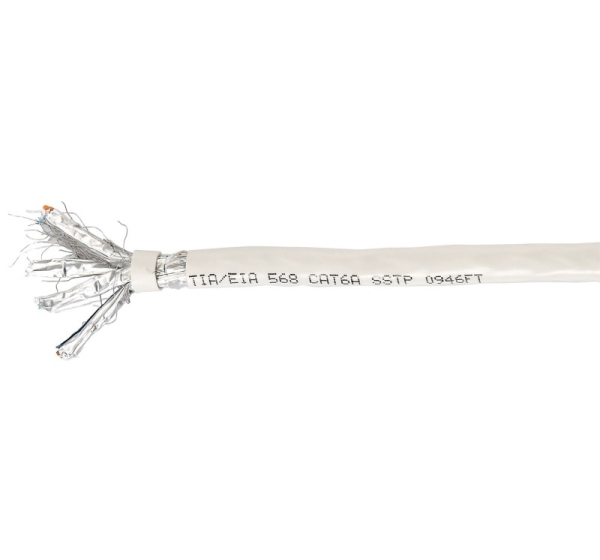 Equip Cat.6A S/FTP Installation Cable, LSZH, Solid Copper, 305m