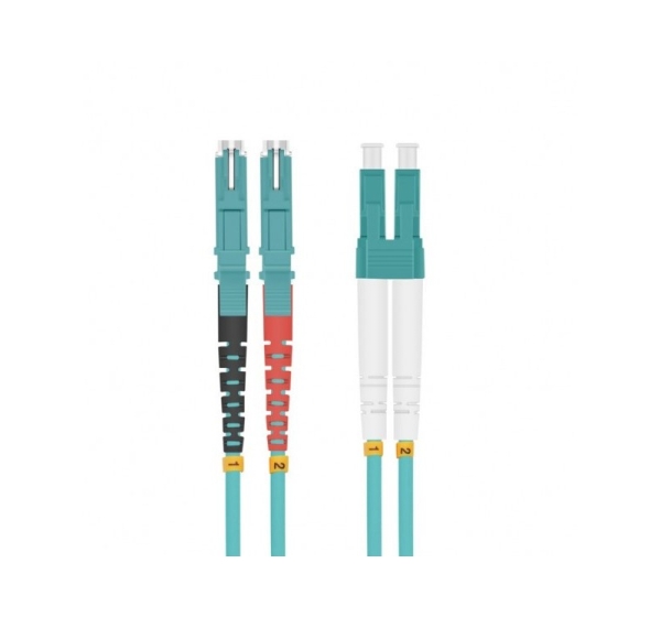 Helos 254695 InfiniBand/fibre optic cable 10 m E-2000 LC Aqua colour
