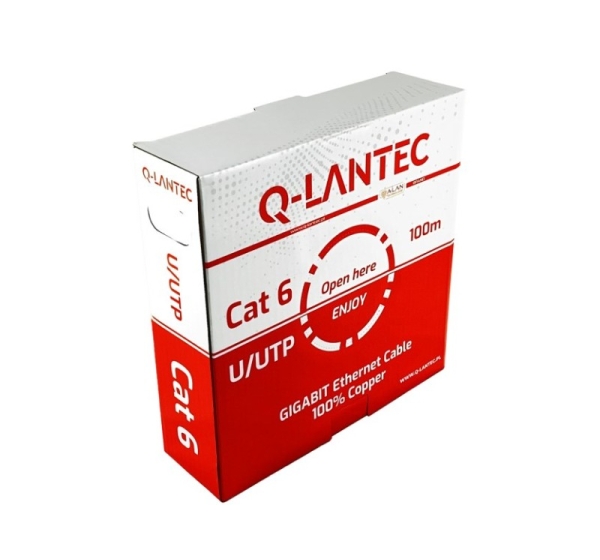 Q-LANTEC U/UTP cat.6A network cable, twisted pair, LSOH
