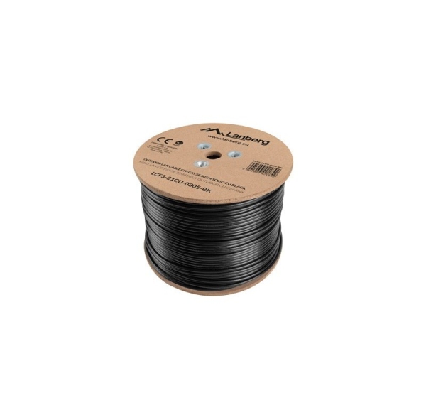 Lanberg LCF5-21CU-0305-BK networking cable 305 m Cat5e F/UTP (FTP) Black