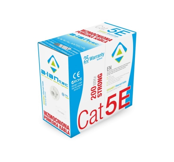 Alantec KIU5STR305 networking cable Grey 305 m Cat5e U/UTP (UTP)