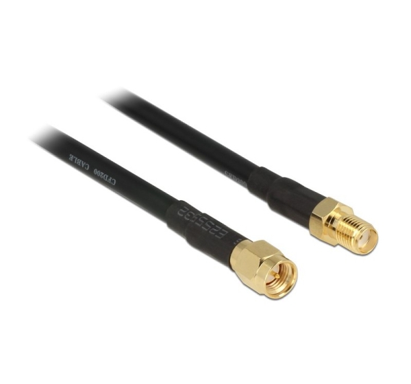 DeLOCK 15m CFD200 coaxial cable SMA